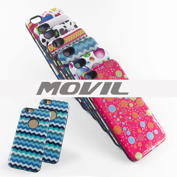 NP-2276 Pintura TPU   PC funda  Para Apple iPhone 6-11